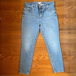 Madewell 9” high rise skinny jeans